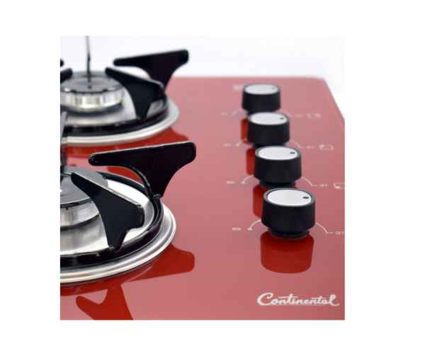 Cubierta de Empotrar Vidrio Continental Roja/6545