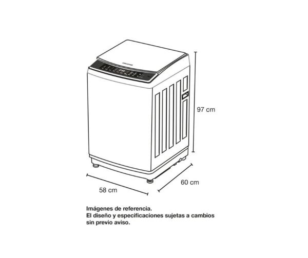 Lavadora Challenger Digital 13Kgs(29Lbs)/CW5713DG