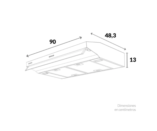 Campana Challenger Horizontal90Cms/CX4792