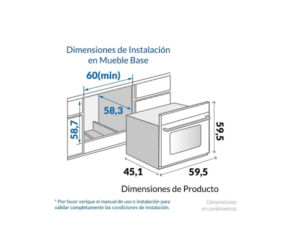 Allmicasa (60) Horno a Gas Challenger 60Cms/HG2540