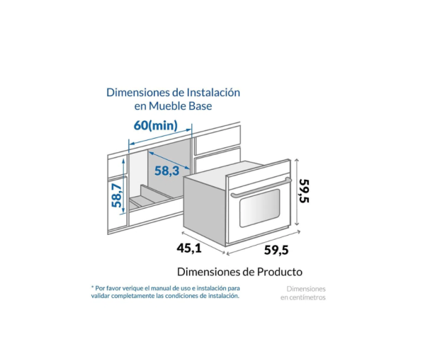 Allmicasa (80) Horno Eléctrico Challenger 60Cms 120V/HE2500