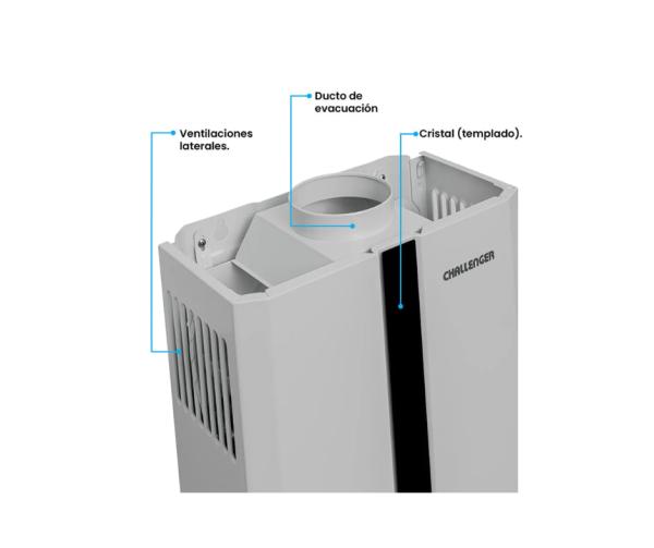 Calentador Challenger 12Lts Tiro Natural/WHN7112