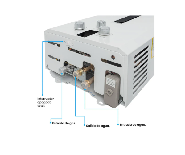 Calentador Challenger 12Lts Tiro Natural/WHN7112
