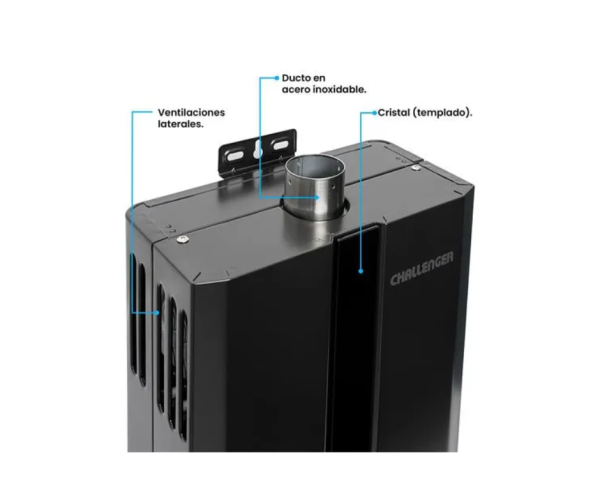 Calentador Challenger 10Lts Tiro Forzado/WHF7104