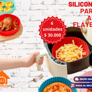 Moldes en Silicona Para Air Flayer X 6unid