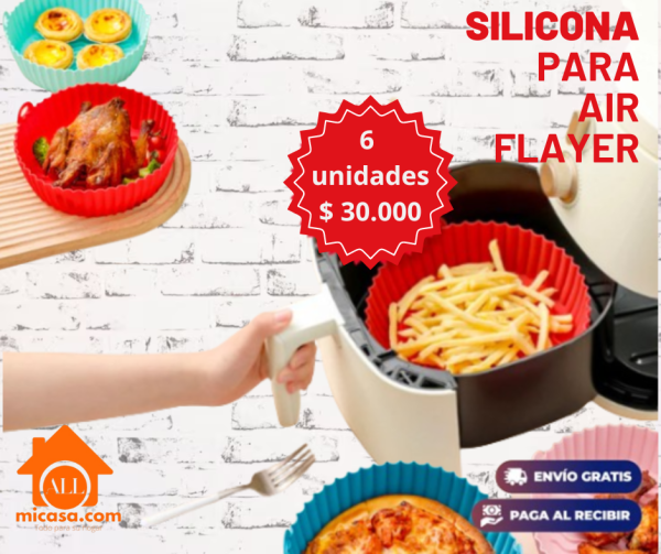Moldes en Silicona Para Air Flayer X 6unid