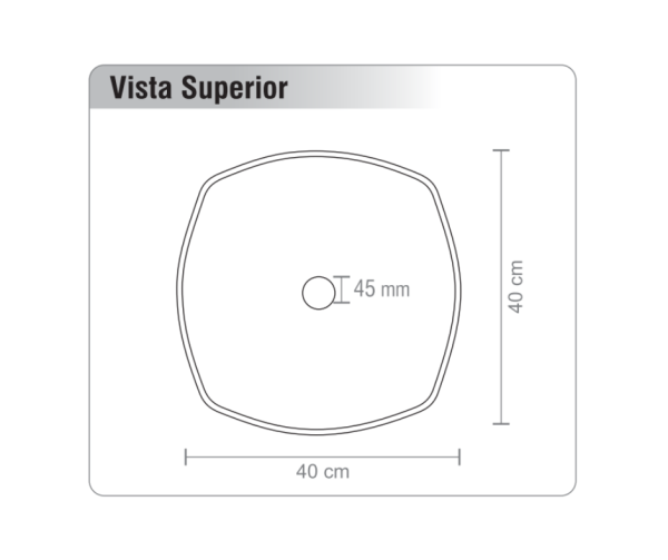 Poceta en Porcelana Reina Blanco/337