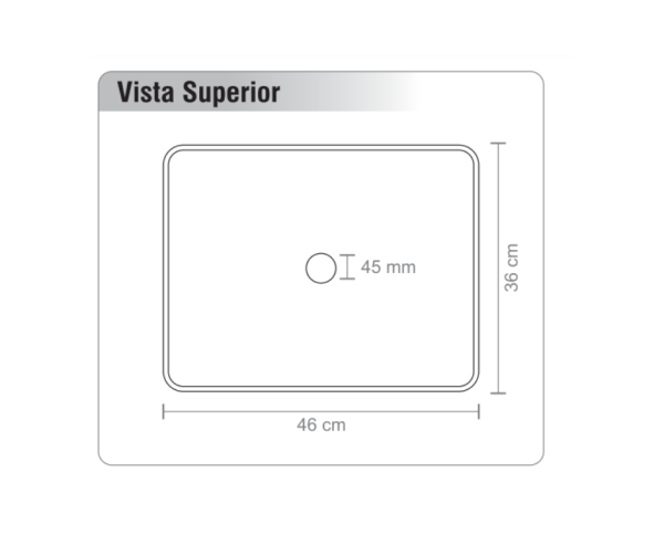 Poceta en Porcelana Reina Blanco/ 267D