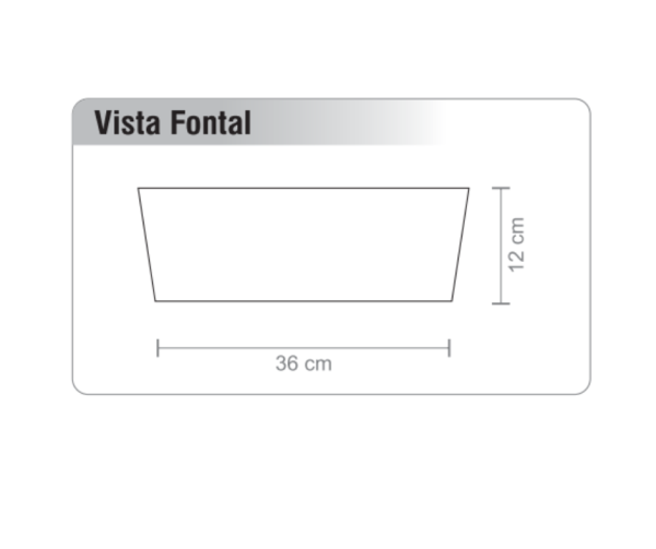 Poceta en Porcelana Reina Blanco/J36